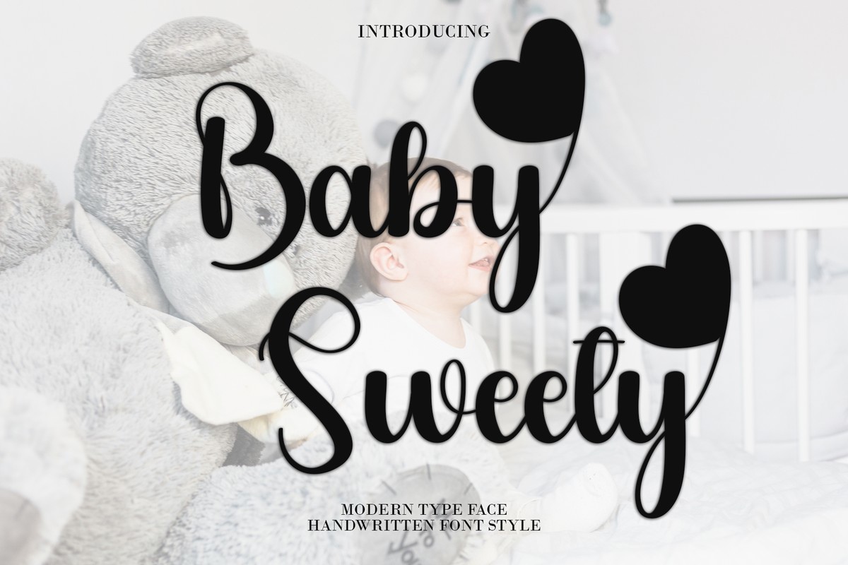 Пример шрифта Baby Sweety #1